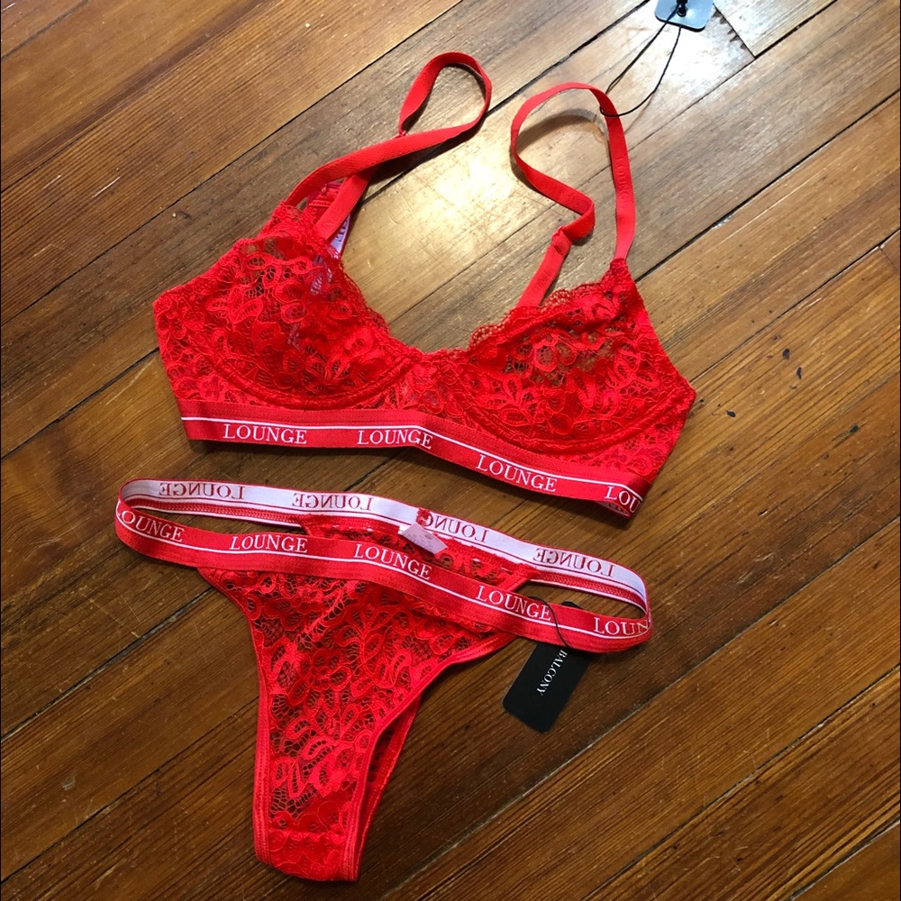 Lounge Underwear and balconet bra set, NWT